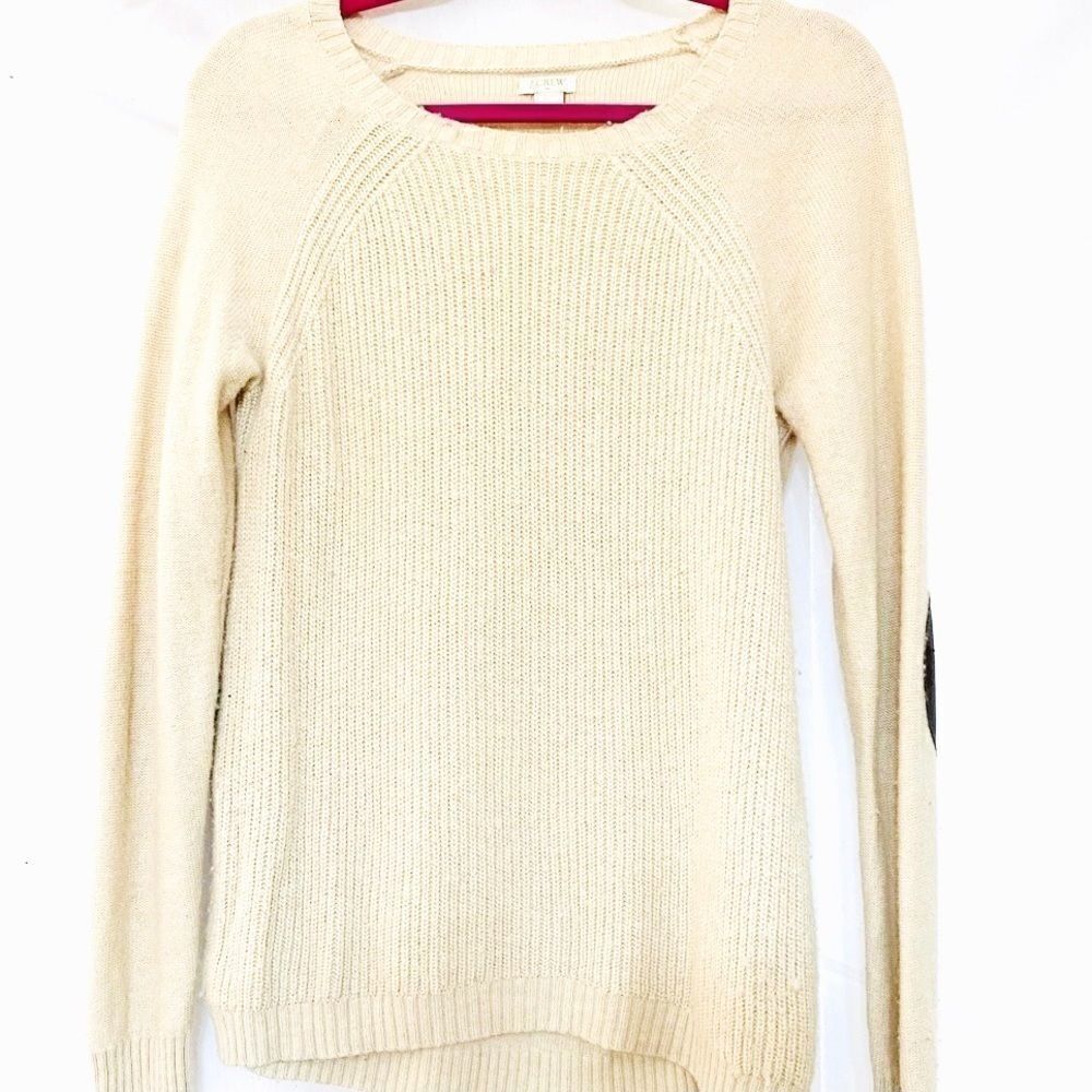 J. CREW Sweater with elbow patches